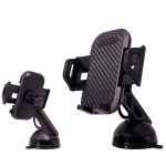 Wholesale Phone Bracket Grip Click Windshield and Dashboard Car Mount Holder for Universal Cell Phones (Black)